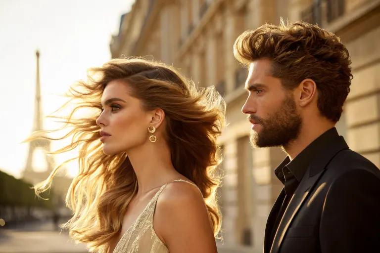 Couple femme et homme — XOXO COIFFURE Paris 6e Montparnasse